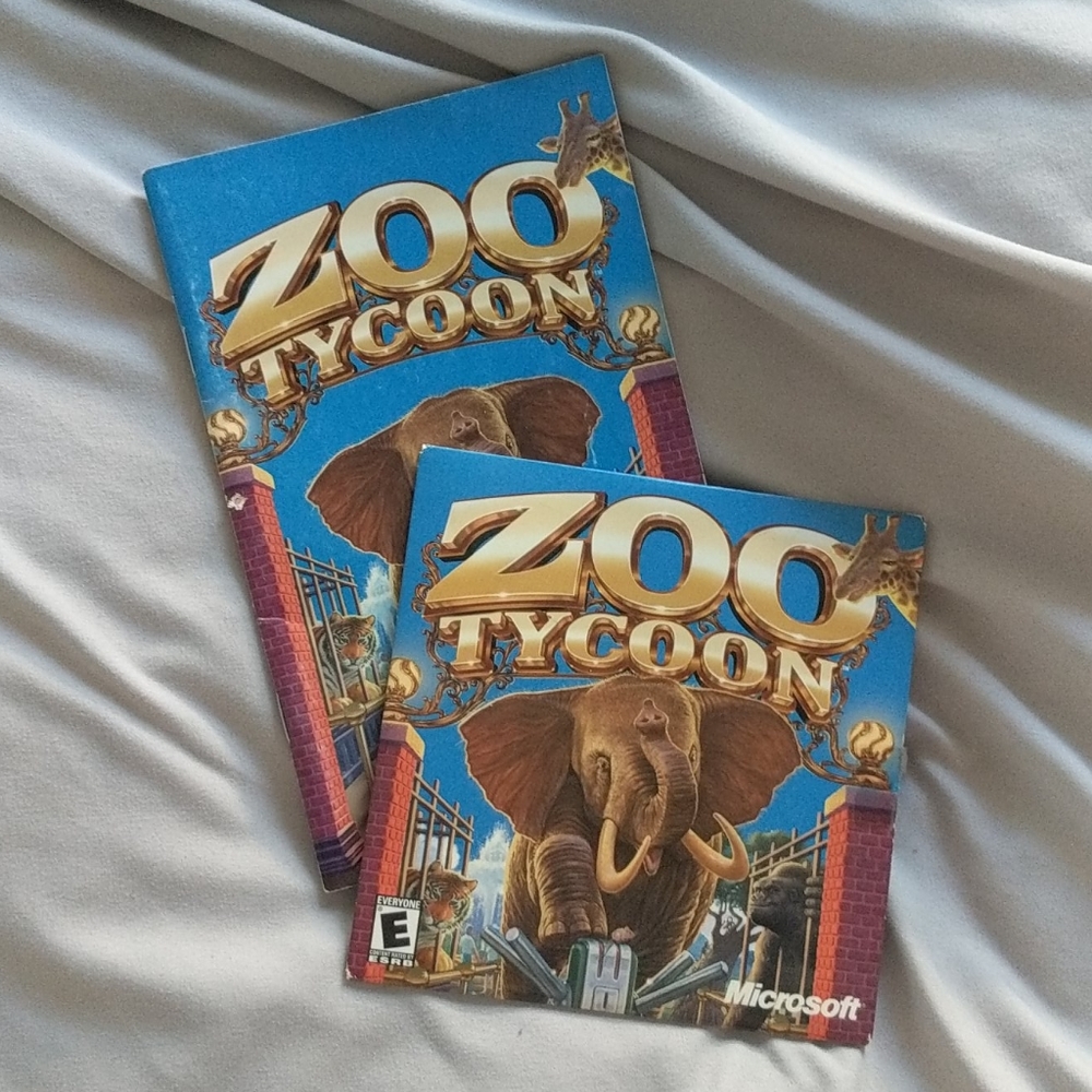 Zoo Tycoon Original CD & Manual